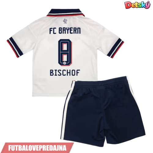 Lacne Dětský Futbalové dres Bayern Munich Tom Bischof #8 2026-27 Krátky Rukáv - Preč (+ trenírky)